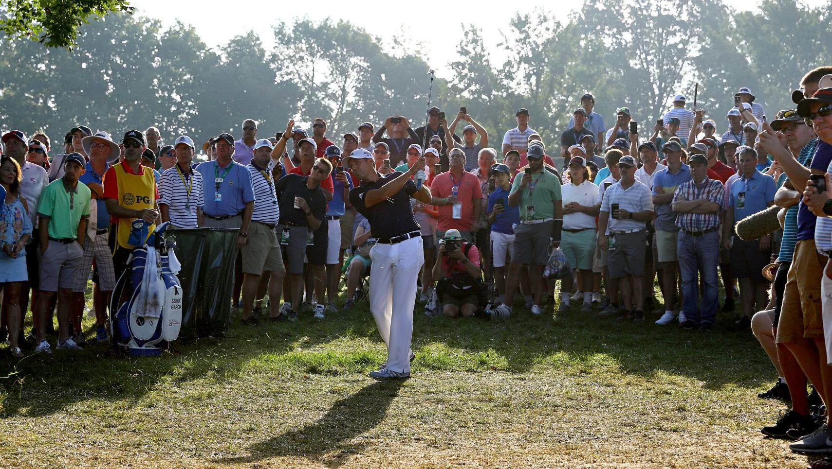 100th PGA Championship at Bellerive Country Club, round two